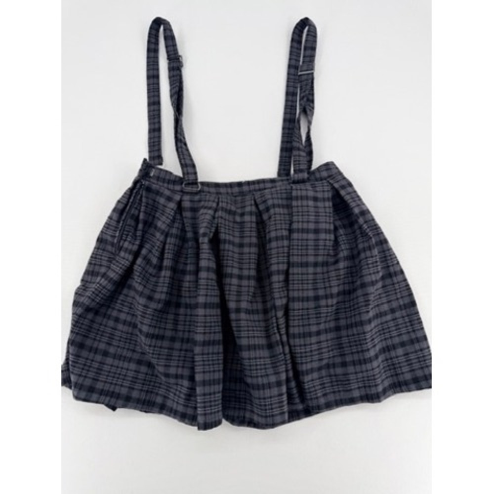 Hot Topic Plaid Mini Skirt w Suspenders Goth Grunge Y2K S - Picture 2 of 13